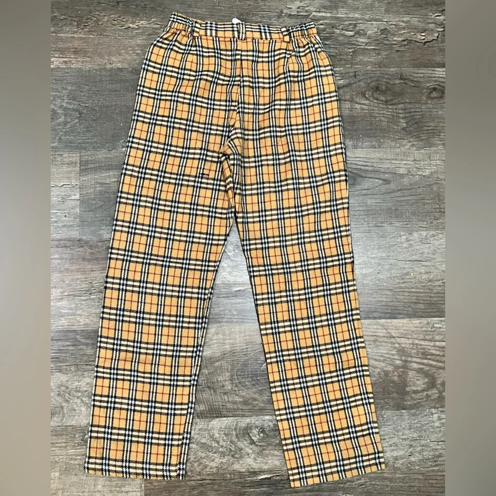 FINAL PRICE Vintage Bodyguard Polyester Plaid Pants - Picture 7 of 7